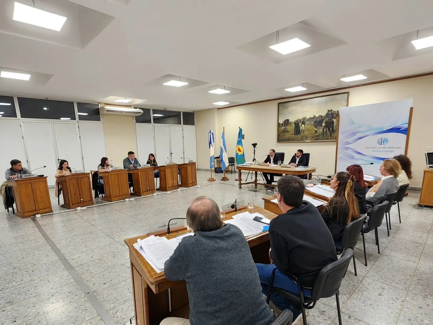 El Concejo Deliberante en plena sesión
FACEBOOK CONCEJO DELIBERANTE DE CORONEL DORREGO