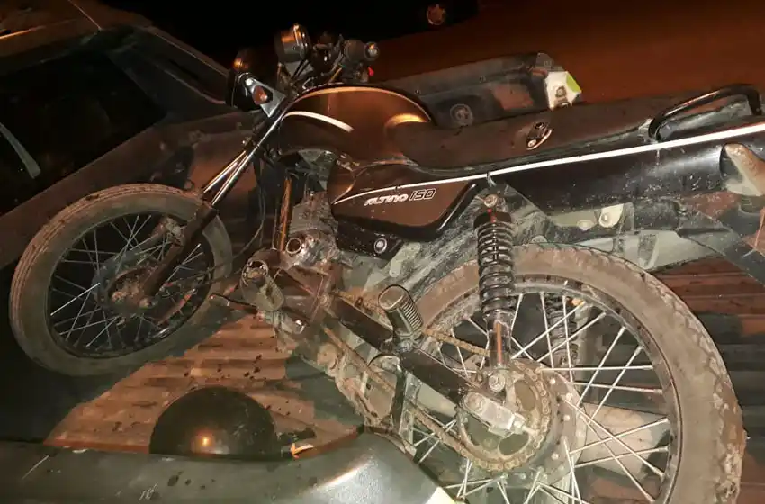Chocó por conducir una moto en alto estado de ebriedad
