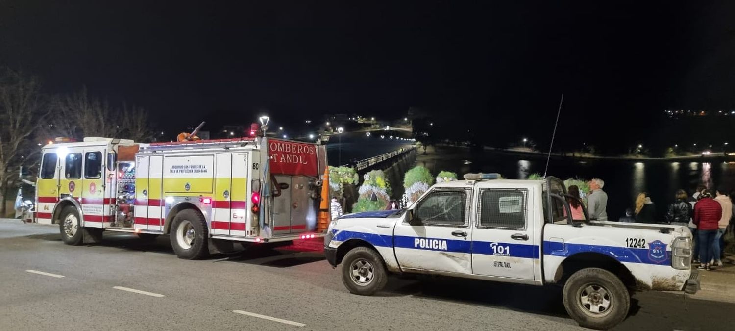 Un intento de suicidio motivó un gran despliegue en el Murallón del Dique