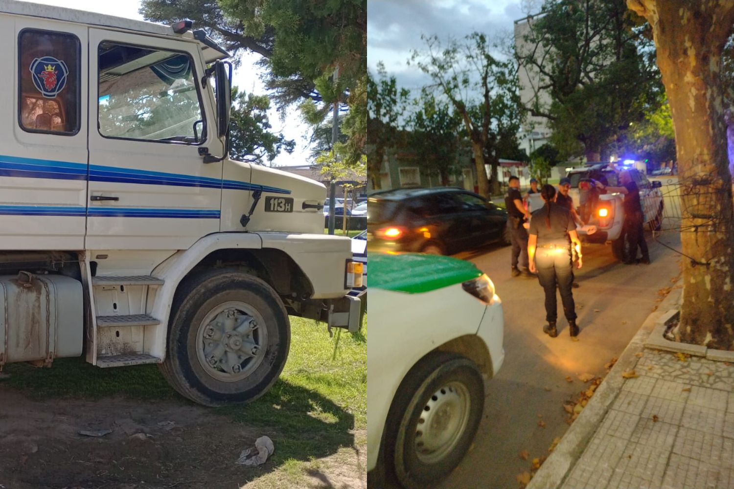 Los vehículos incautados fueron trasladados a depósito.