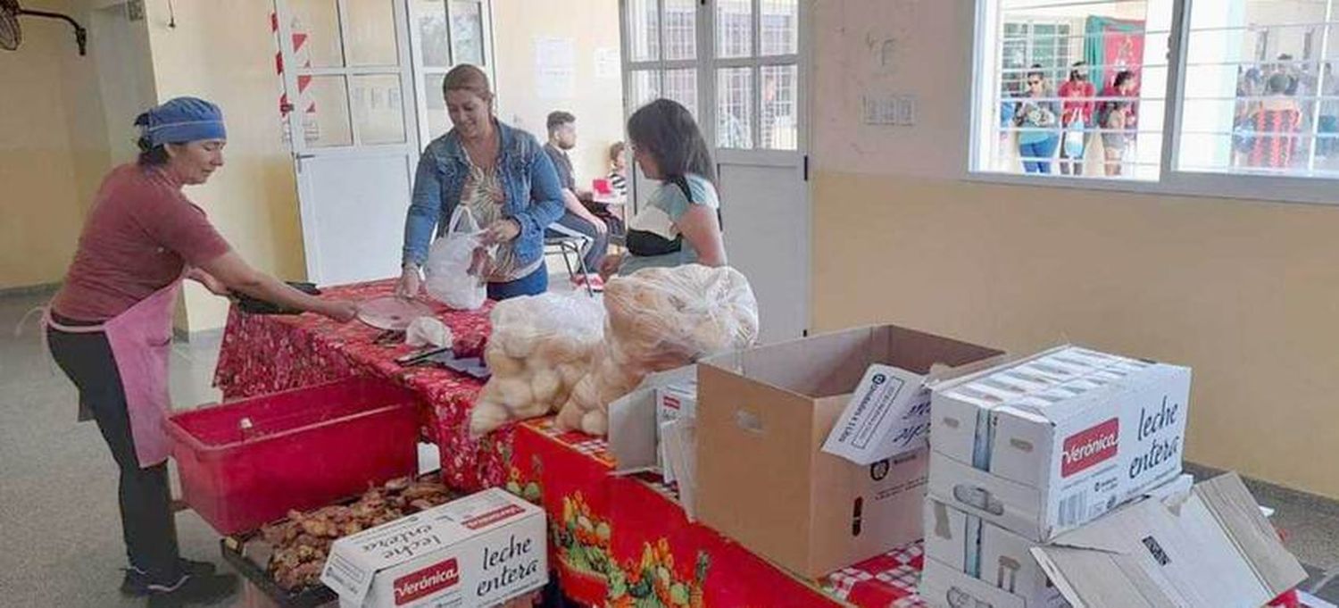 El servicio nutricional en todas las escuelas
de la provincia funciona normalmente