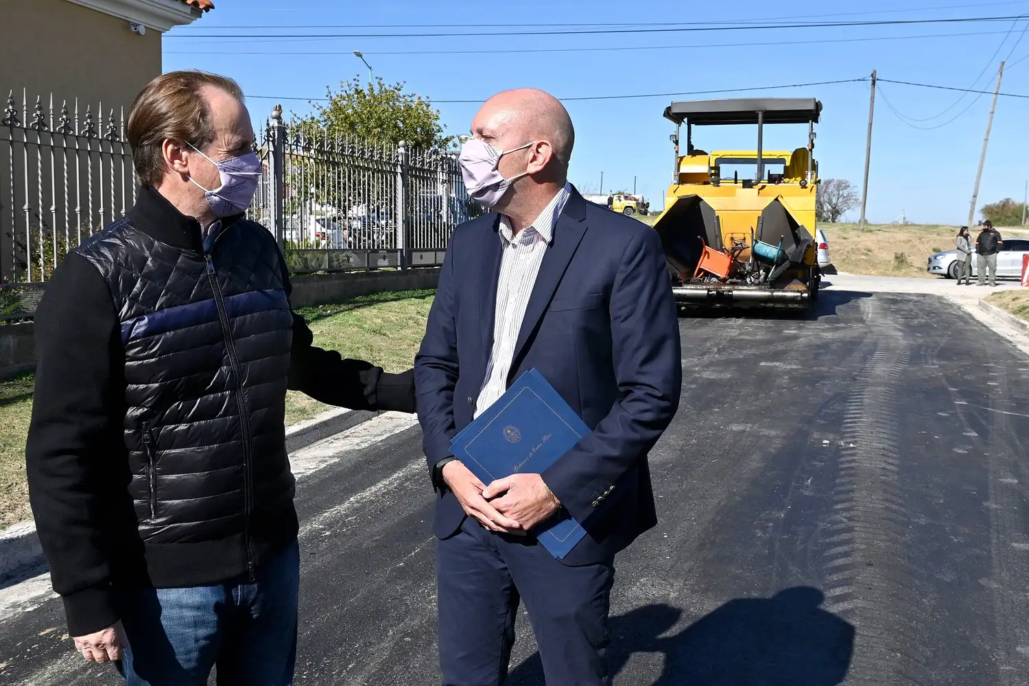 Bordet lleva adelante un programa de obras de infraestructura en pequeñas localidades