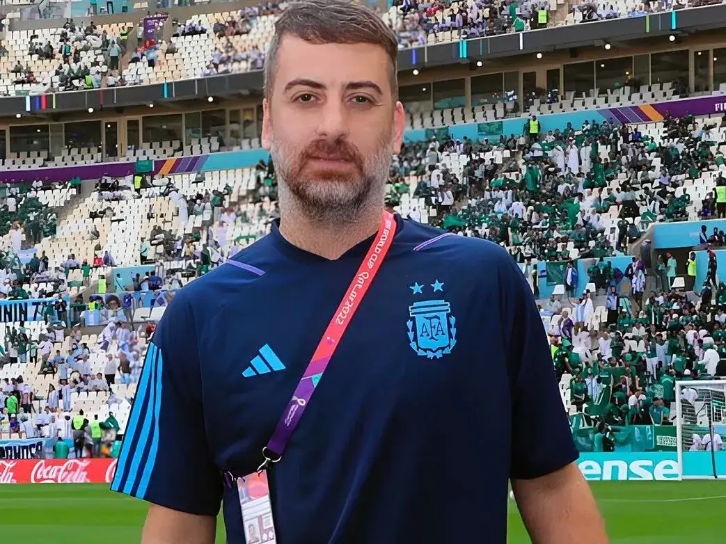 Luciano Espena, nutricionista de la Selección Argentina de fútbol.