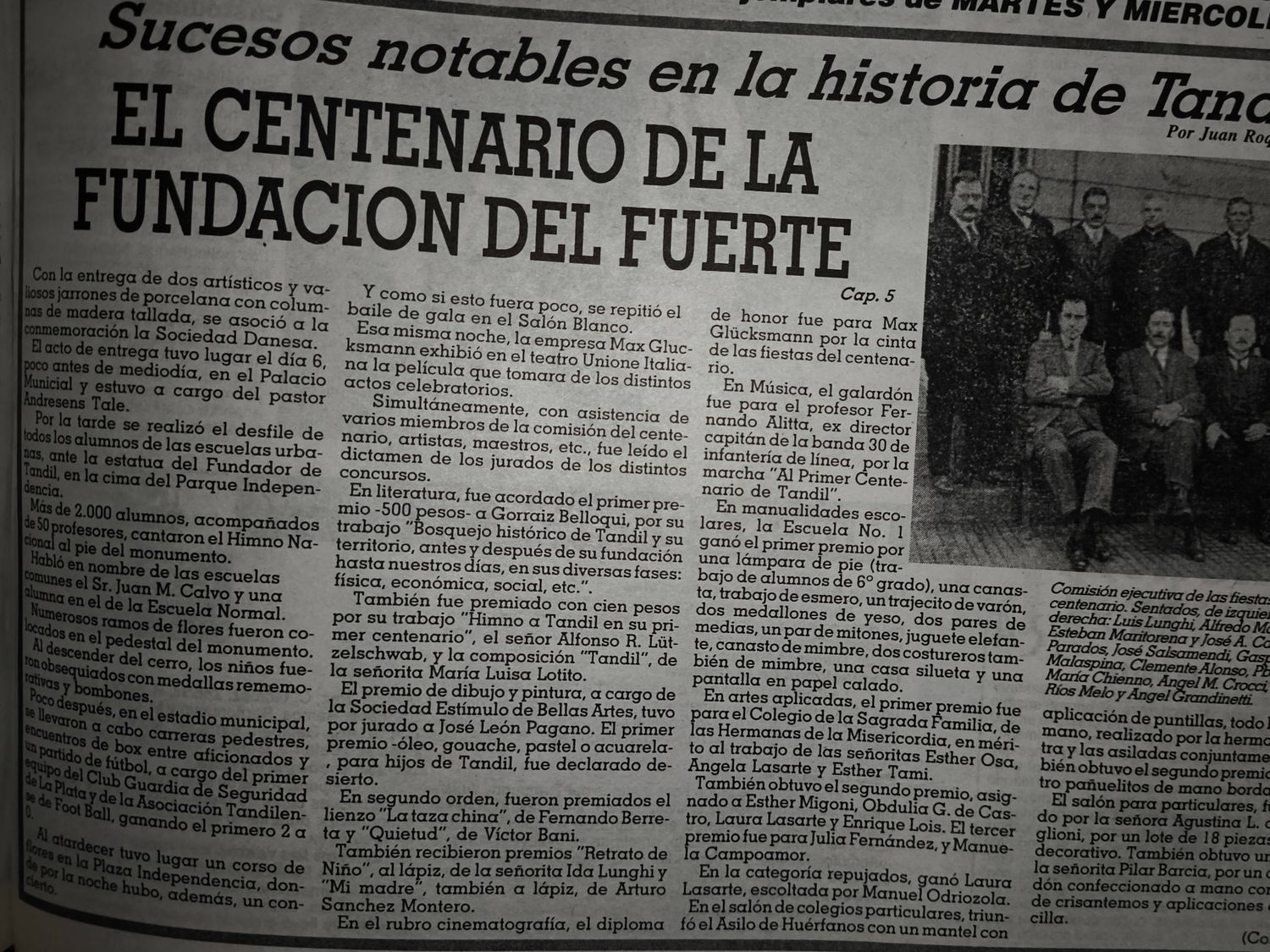 El centenario de la Fundación del Fuerte - Cap. 5.
