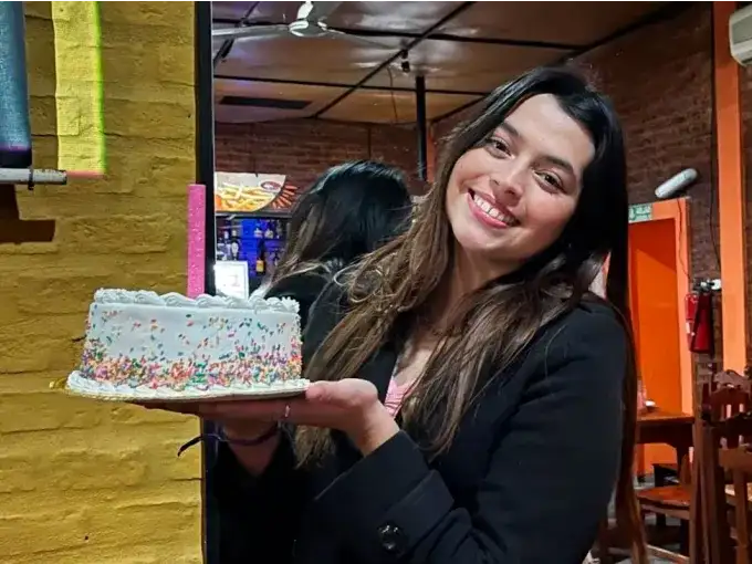 Despedida de sus amigas y allegados