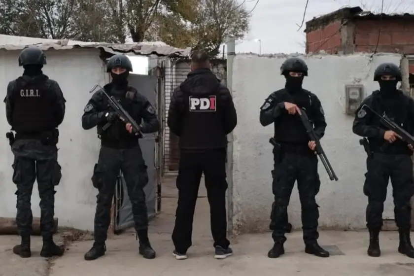 Operativo policial.