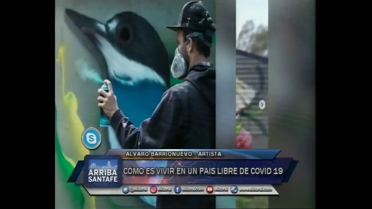 Argentino varado en Australia hoy vive del arte urbano