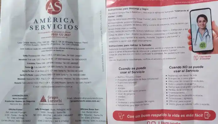 Algunos de los folletos que entregan los promotores.