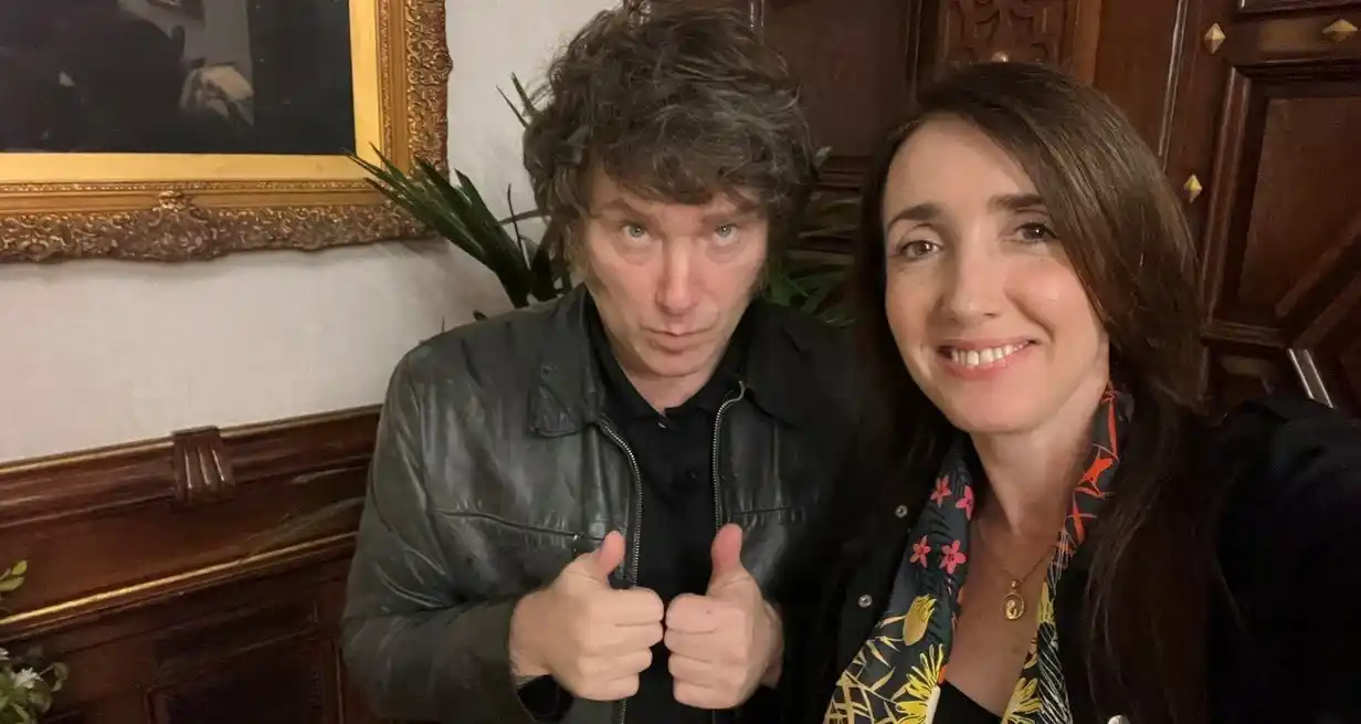 Milei y Villarruel publicaron una foto juntos como para despejar cualquier rumor de enfrentamiento.