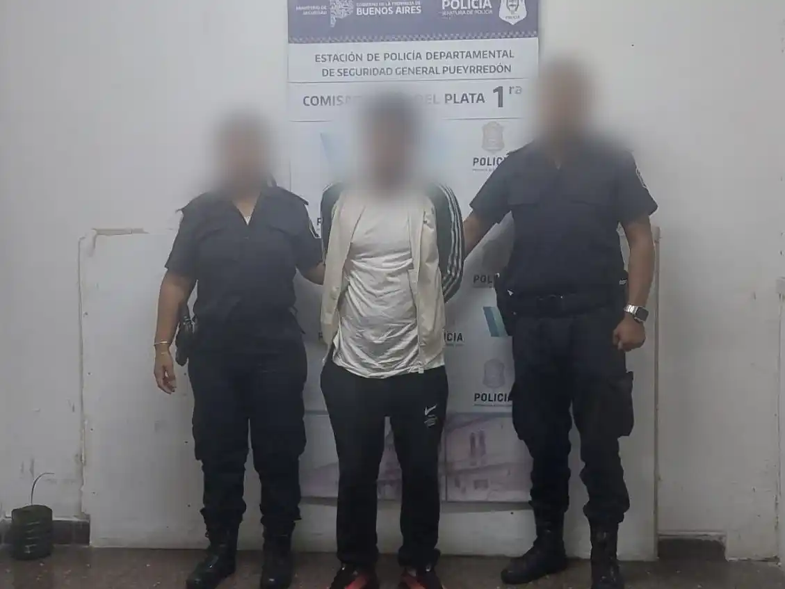 El hombre fue detenido en una vivienda de Santa Cruz al 6500.