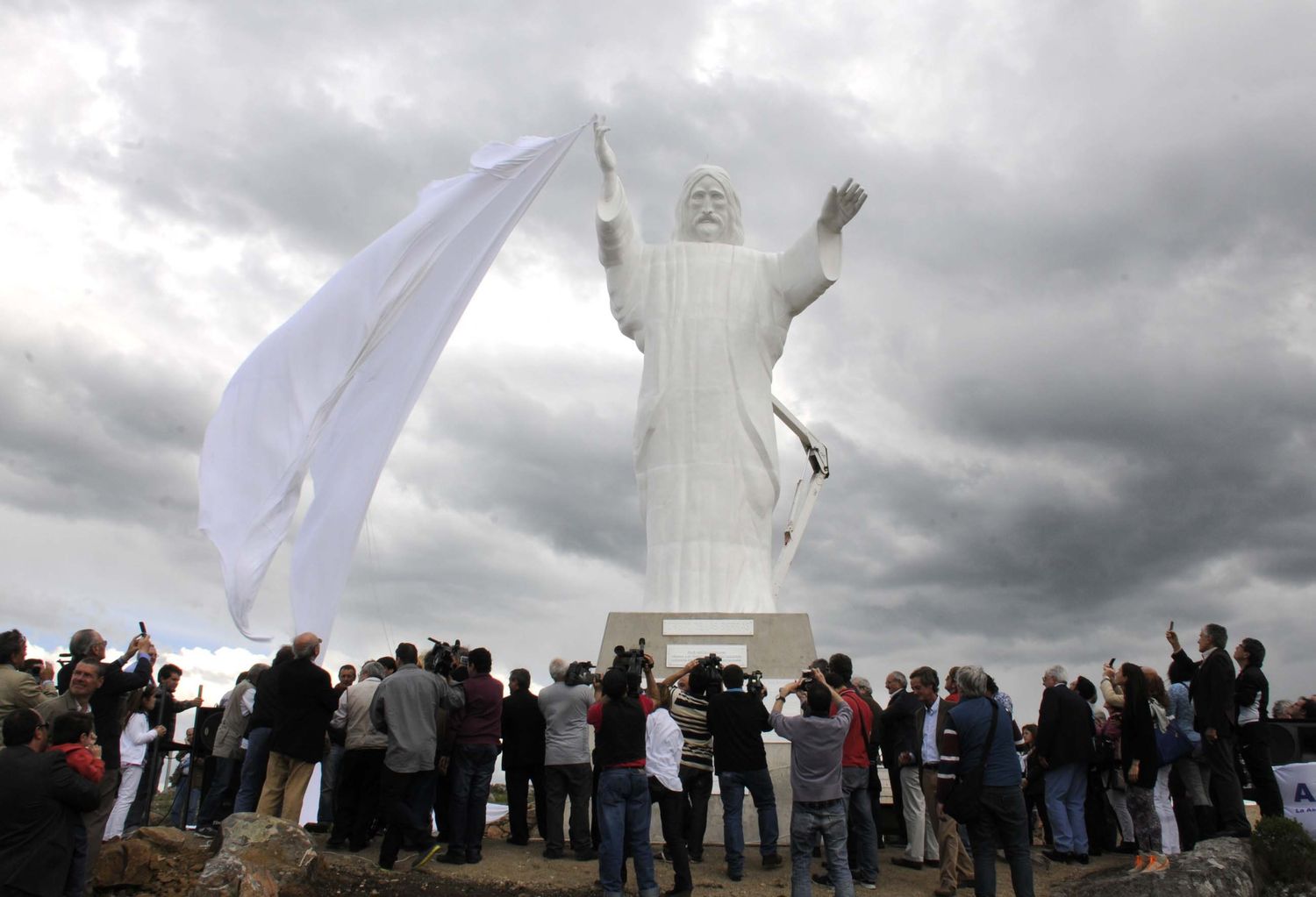 El Cristo de las Sierras fue inaugurado en octubre de 2014.