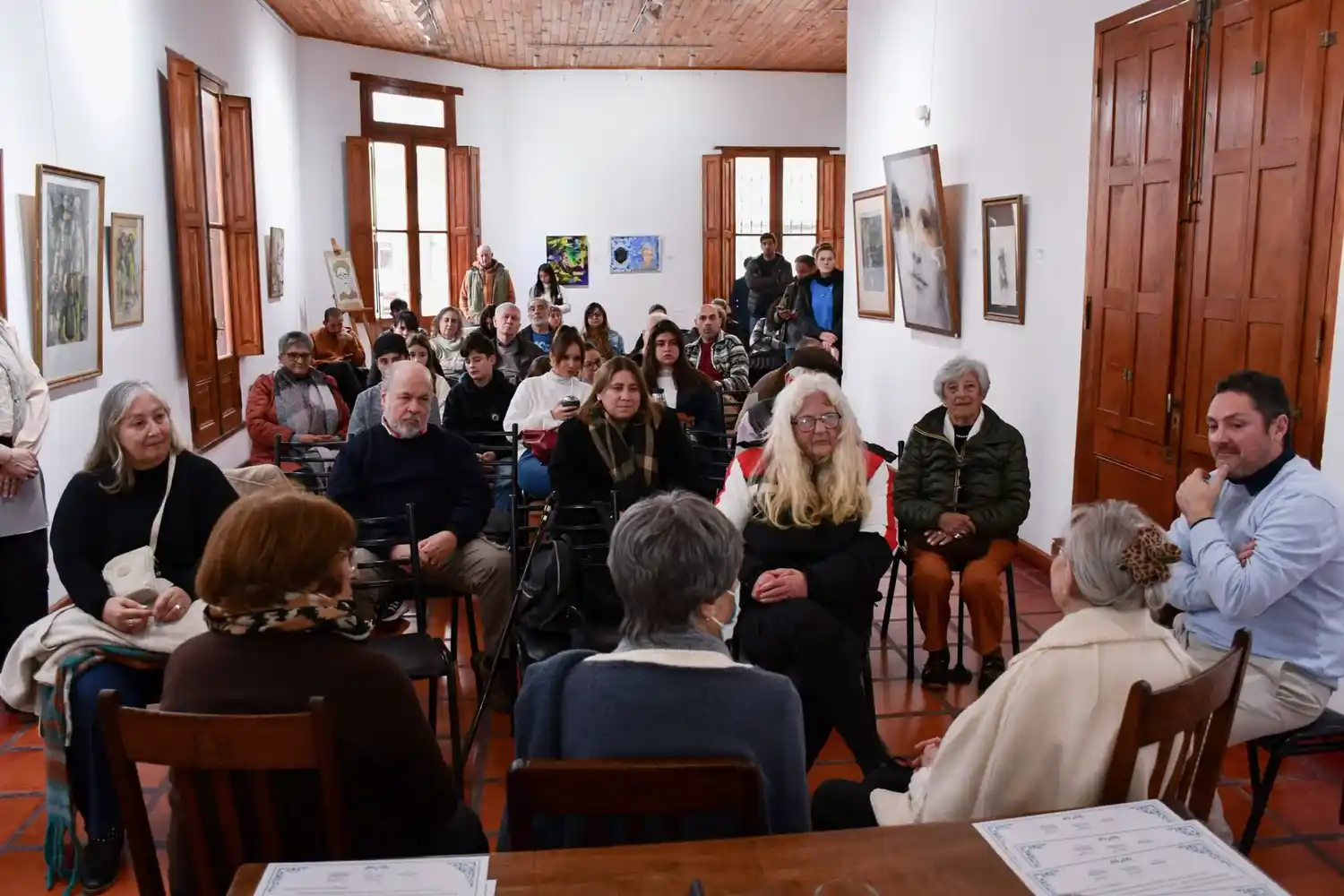 Gualeguay homenajeó a Juan L. Ortiz con una muestra artística y emotivos testimonios