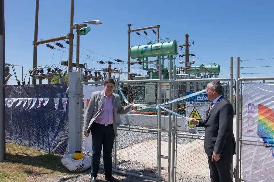 San Cayetano: Inauguraron repotenciación de la estación transformadora