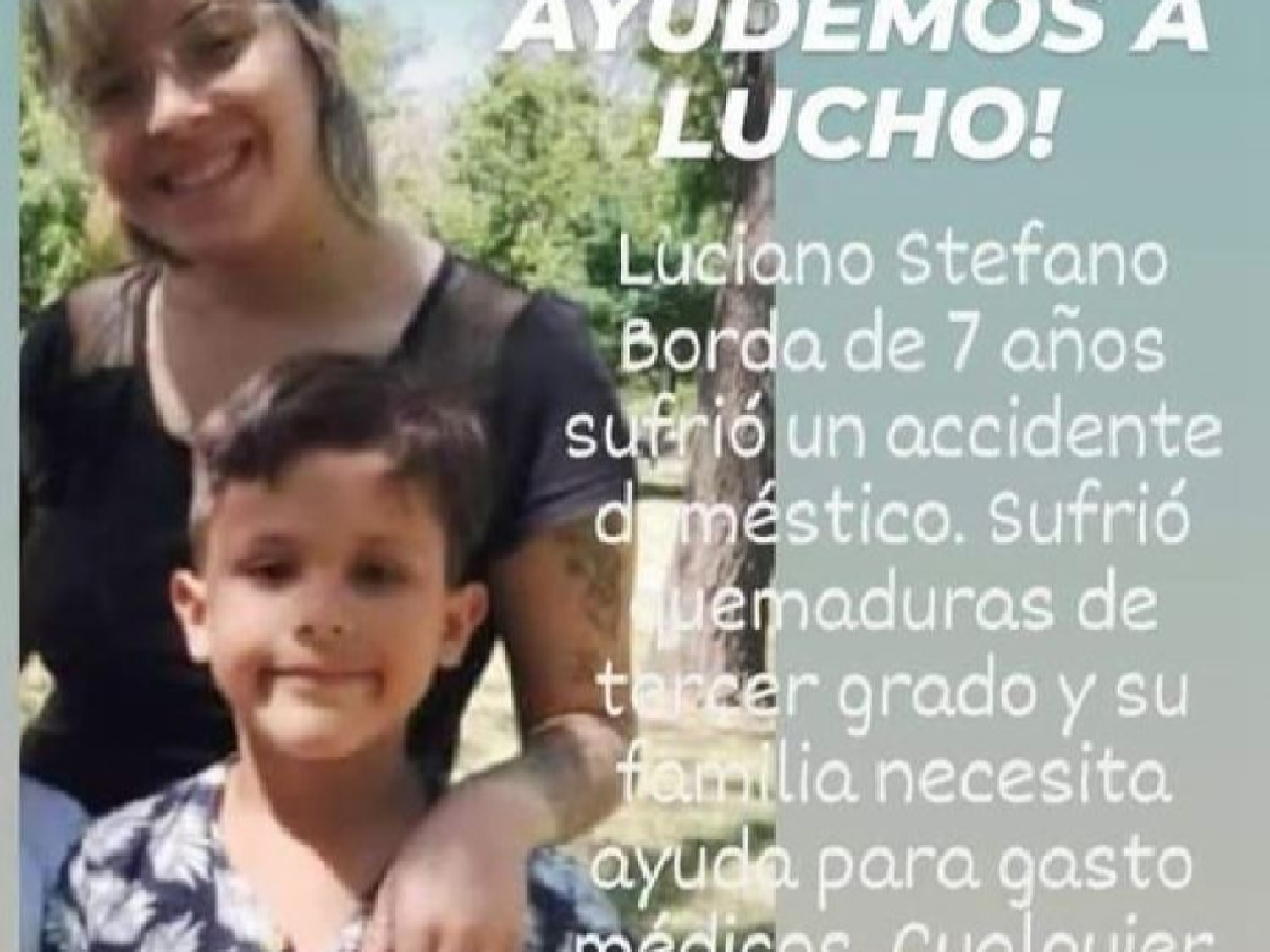 Lamentable: estafan con falsa campaña para ayudar al niño quemado tras prender una salamandra