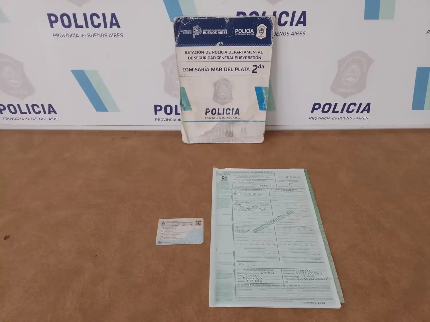 Quiso acreditar que era el dueño del rodado con un formulario 08 apócrifo.