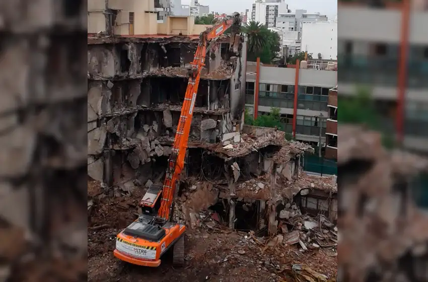 Torres y Liva: una mujer se atrincheró en su departamento y paralizan la demolición