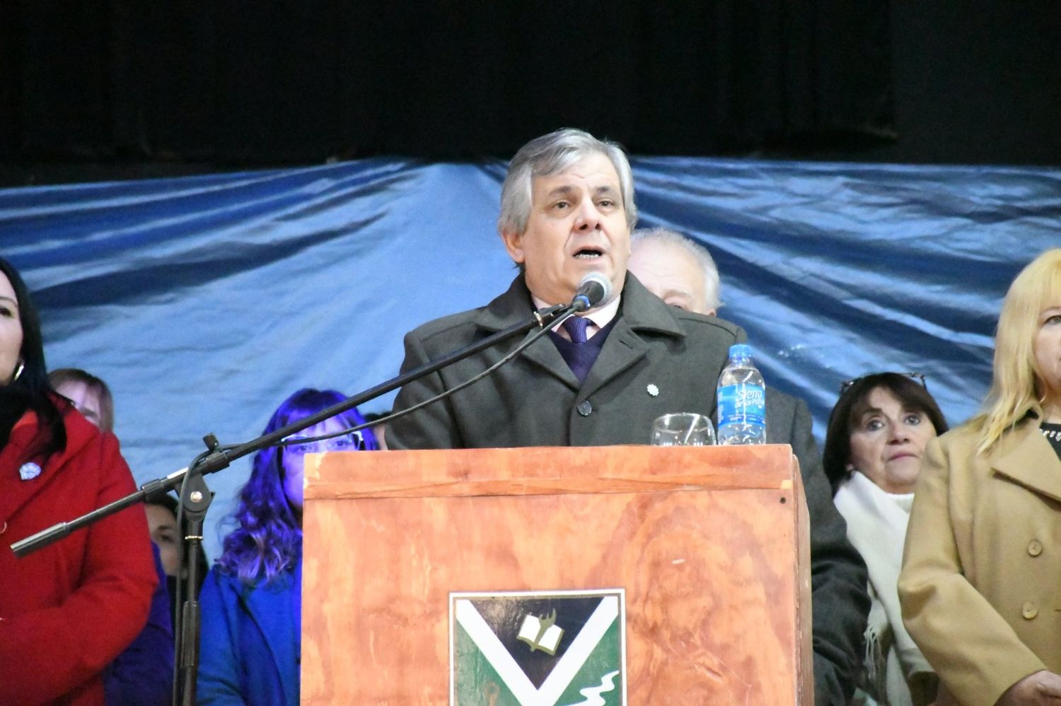 Guillermo Britos encabezó el acto por el 9 de julio en Chivilcoy
