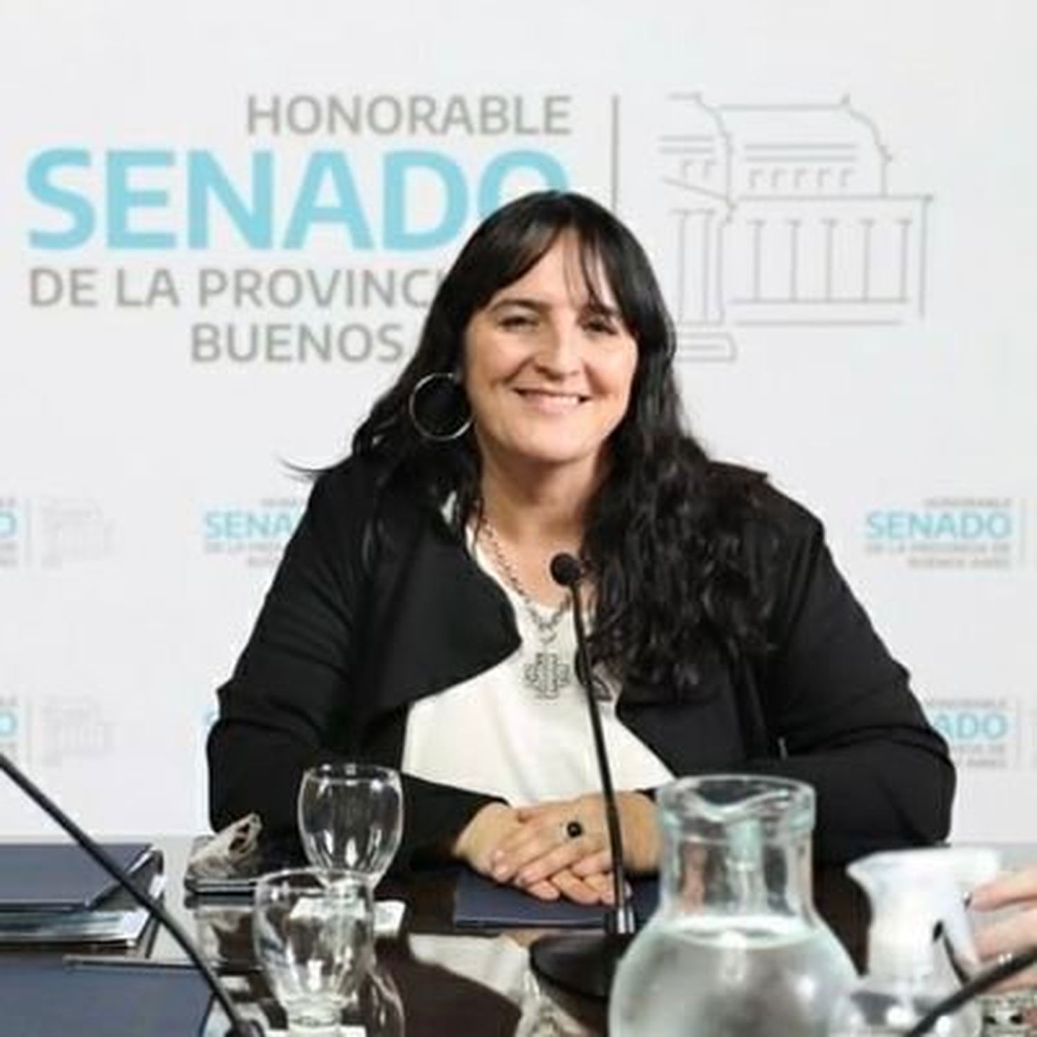 Una senadora de La Cámpora se prueba el traje de candidata a intendenta en un municipio del PRO