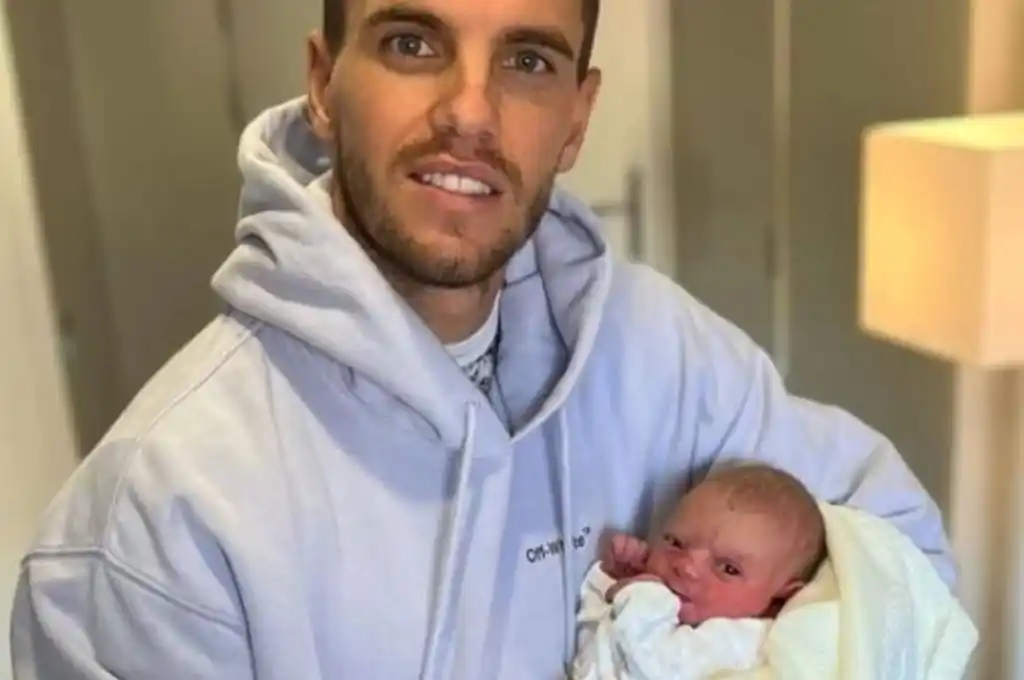Lo Celso celebró el nacimiento de su primera hija tras perderse el Mundial