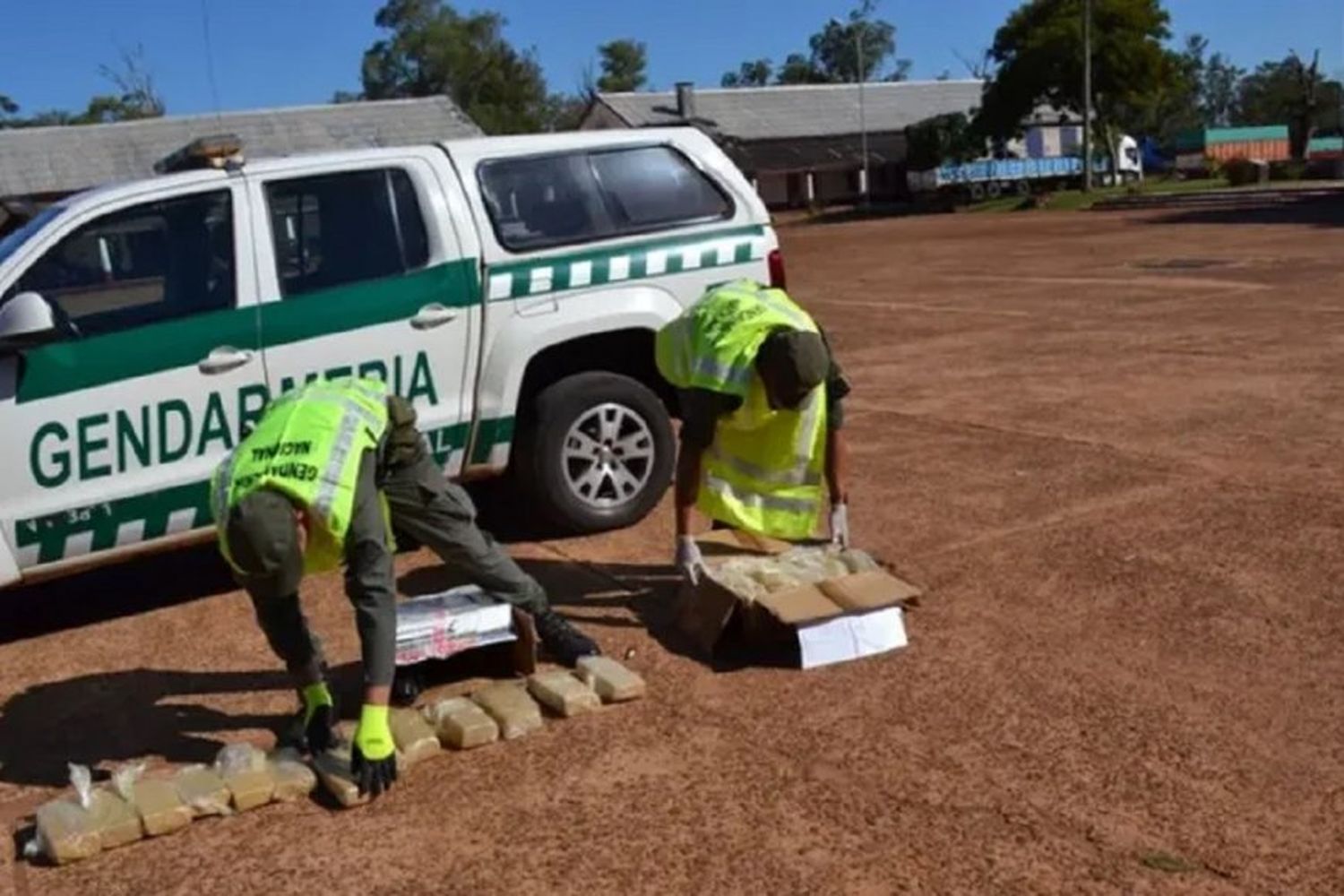 Incautaron 42 kilos de marihuana