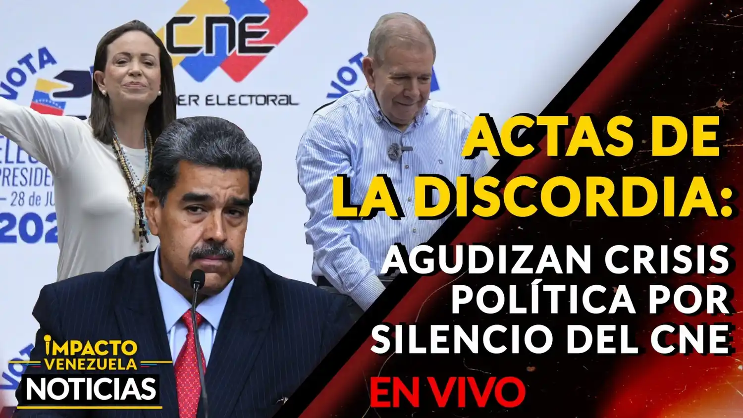 ACTAS DE LA DISCORDIA: agudiza crisis política por silencio del CNE – VIDEO