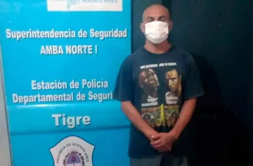 Detuvieron a La Hiena Barrios por atacar a su mujer con un arma de fuego