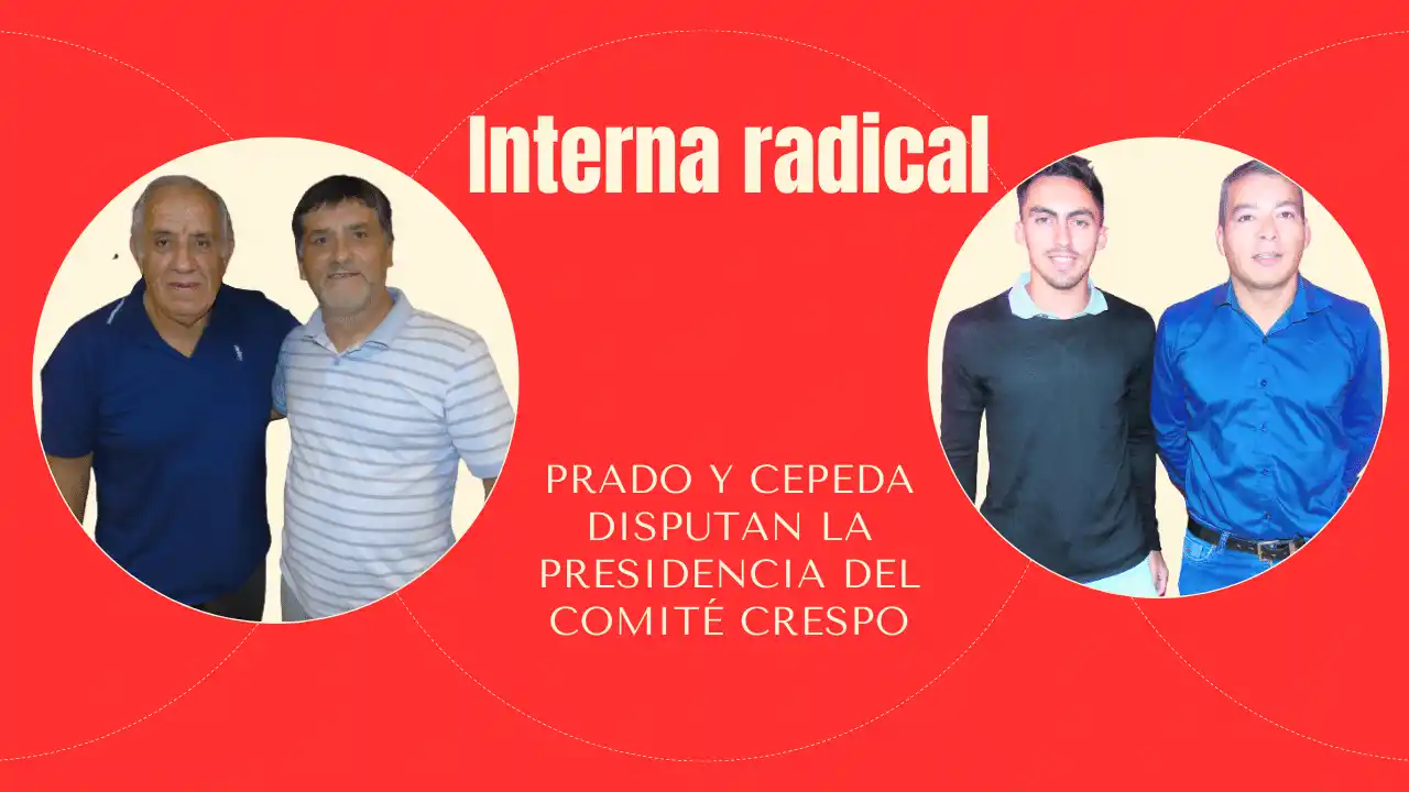 Cepeda y Prado disputan la presidencia del comité Crespo