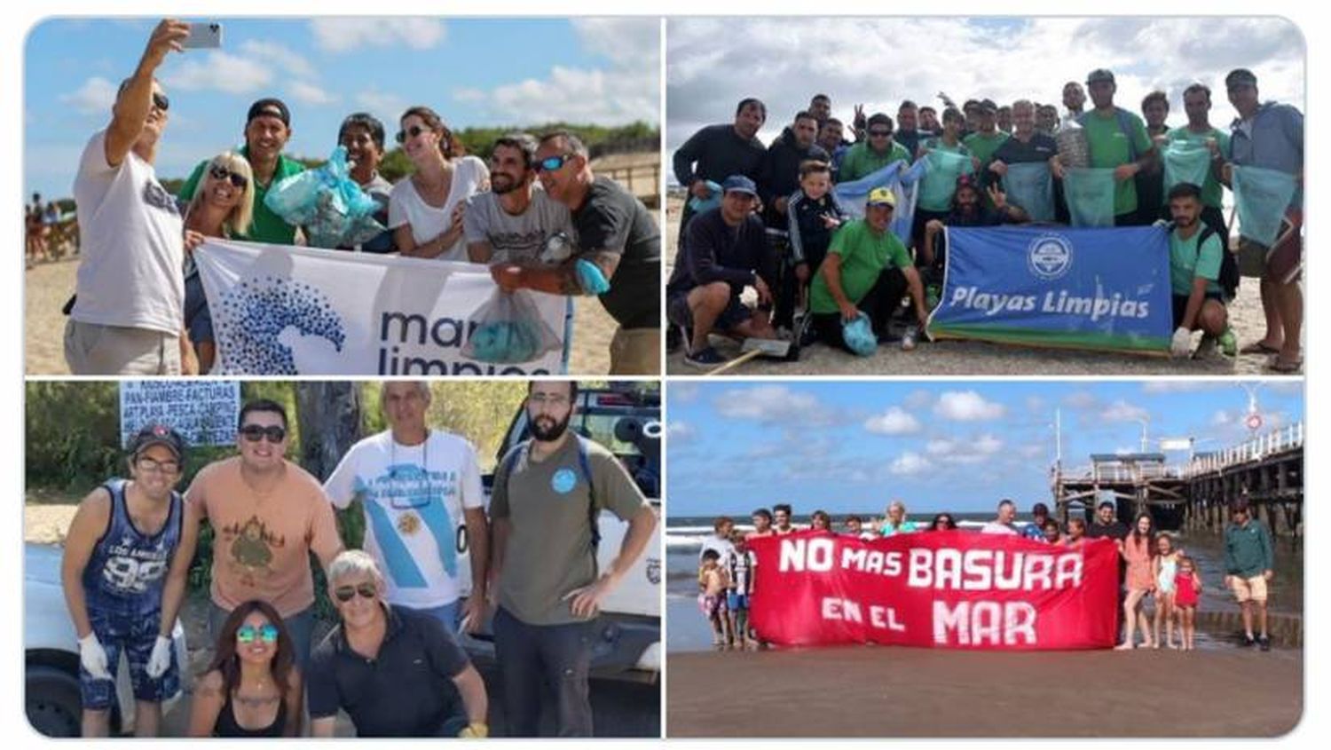 Doce municipios se juntaron por la limpieza en las playas