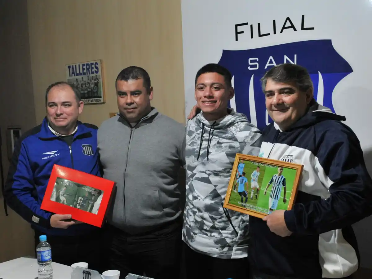 Federico Navarro, de visita