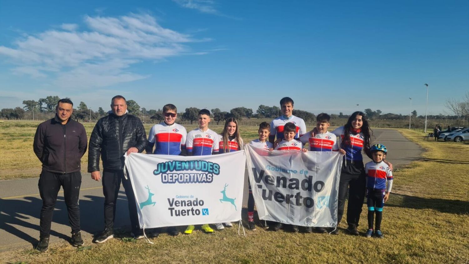 Alumnos de la Escuela de Ciclismo de Venado compitieron en Pergamino