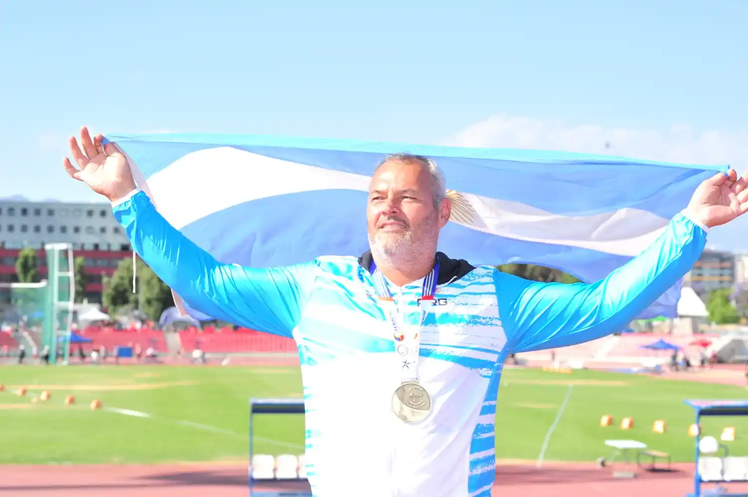 El atleta cordobés se consagró campeón en Chile.