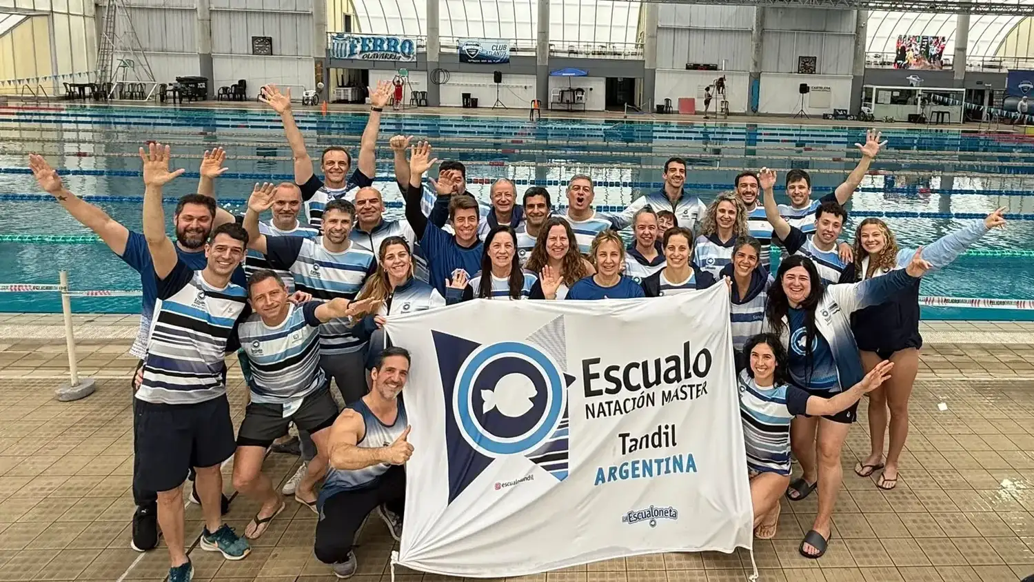 Escualo compitió en Mar del Plata.