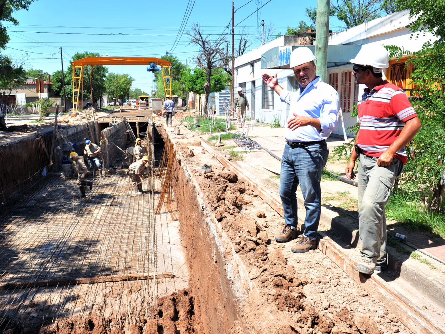 La cuenca Avellaneda ya funciona en forma parcial para frenar inundaciones 