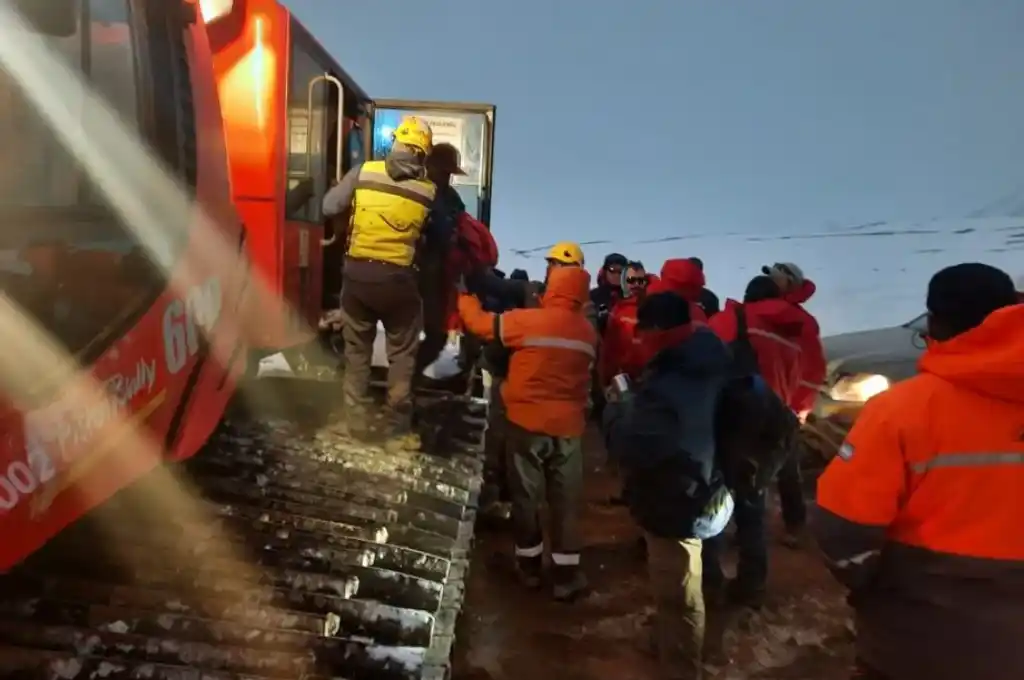 El rescate fue posible gracias a la cooperación entre el Ministerio de Minería de San Juan y la mina Veladero.