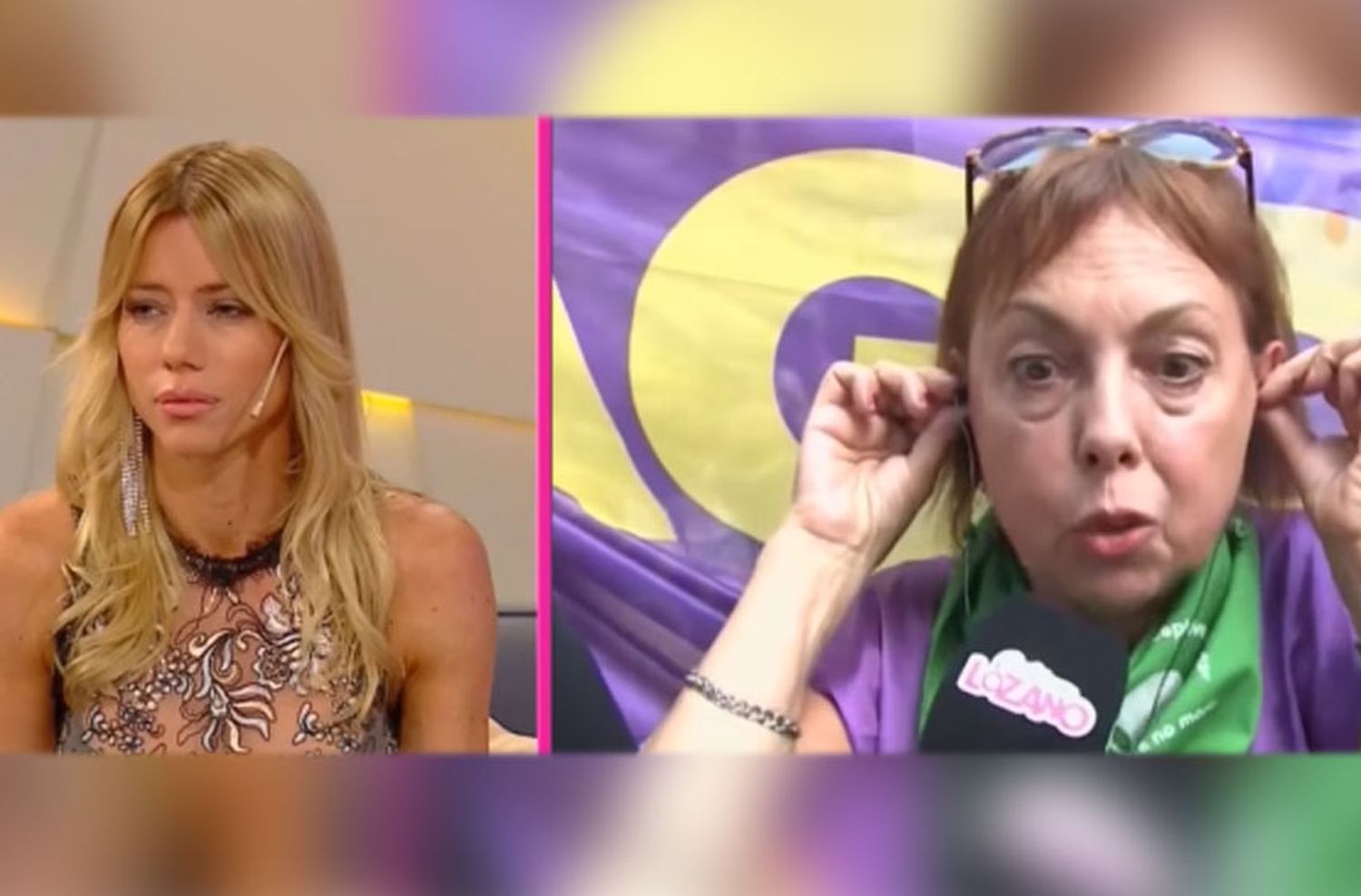 El cruce entre Nicole Neumann y una docente por la despenalización del aborto