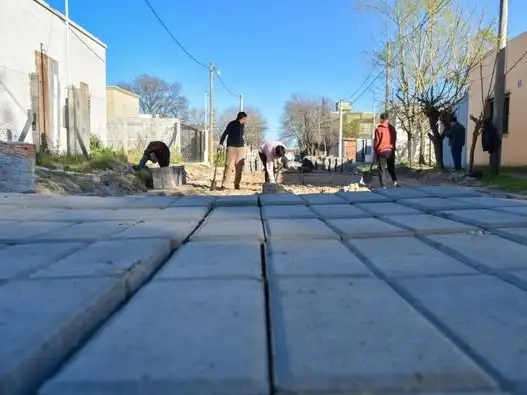 Intertrabado en calle 9 de julio