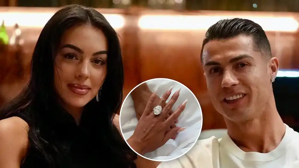 Cristiano Ronaldo le propuso casamiento a la argentina Georgina Rodríguez: el lujoso anillo que le regaló