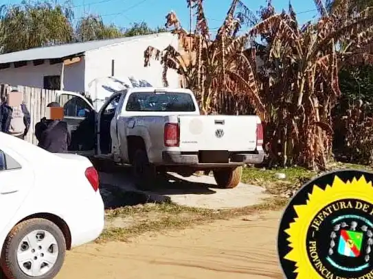 Secuestran camioneta robada