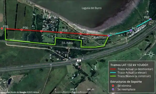 Mejoras en la red eléctrica de Chascomús: Abren instancia de participación ciudadana por obras en la Laguna del Burro