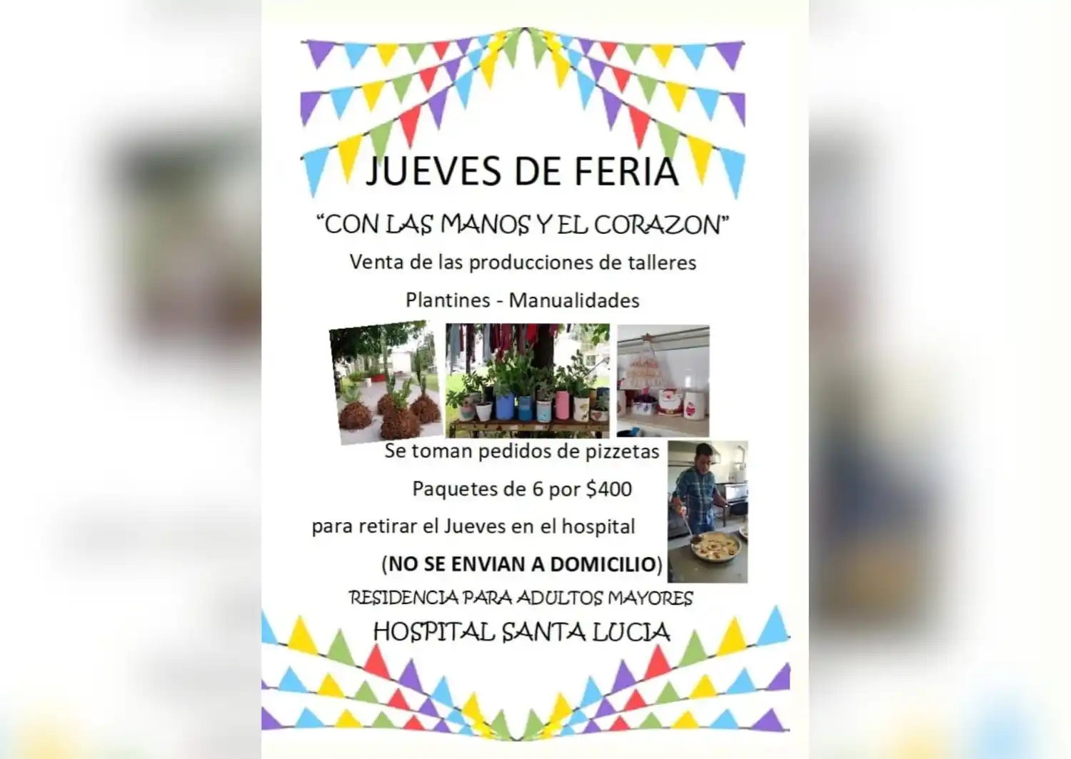 Jueves de feria en el Hospital de Santa Lucía
