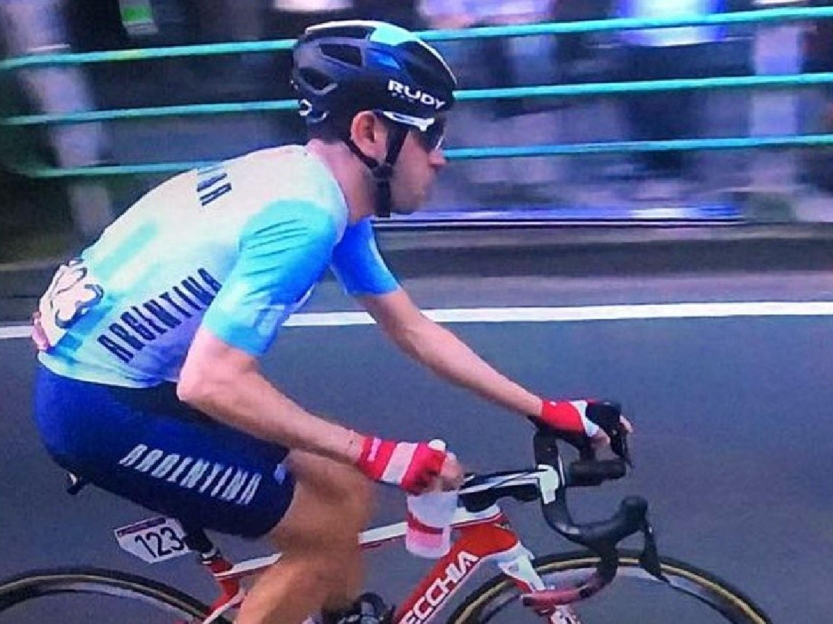 Sepúlveda no clasifica en la prueba de ciclismo de ruta