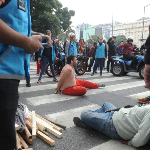 Detenidos en la movilización