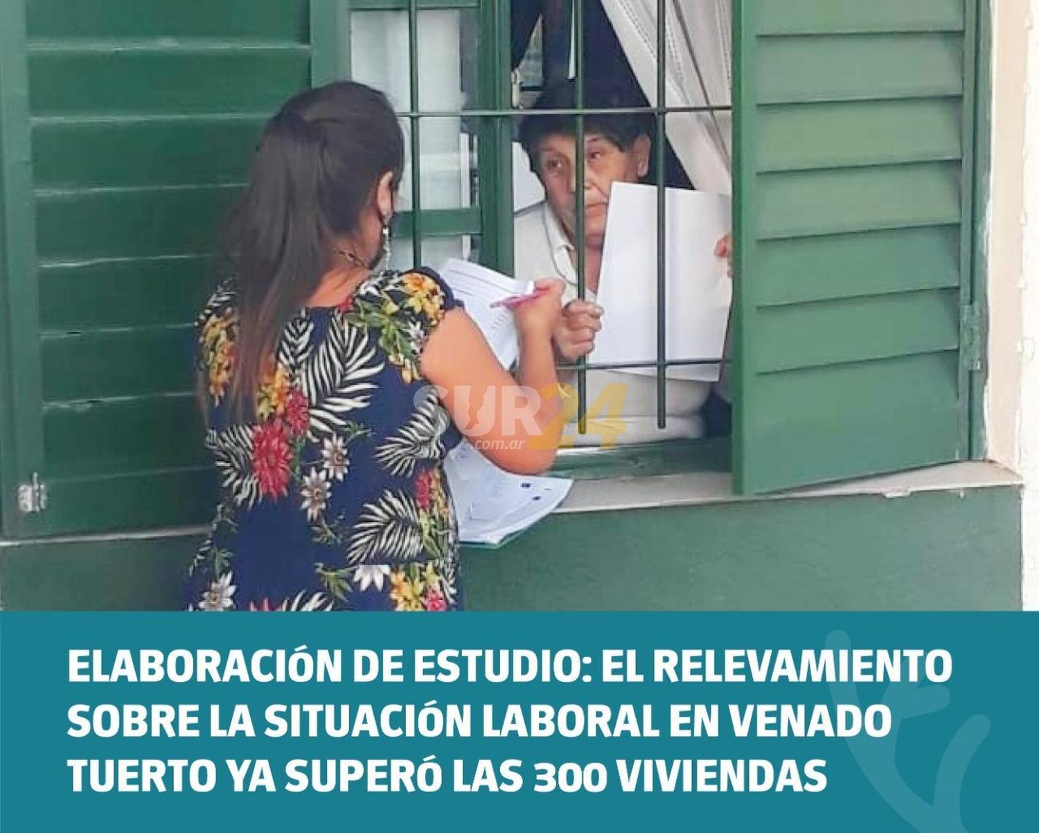 El relevamiento sobre la situación laboral ya superó las 300 viviendas