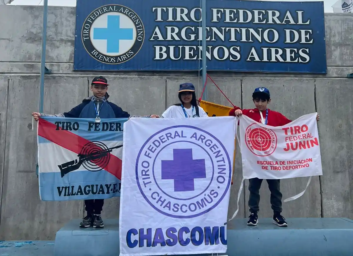 La chascomunense Martina Guzmán Campeona Nacional de Tiro Deportivo