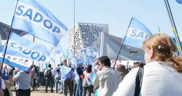 Sadop convocó a un paro  para mañana