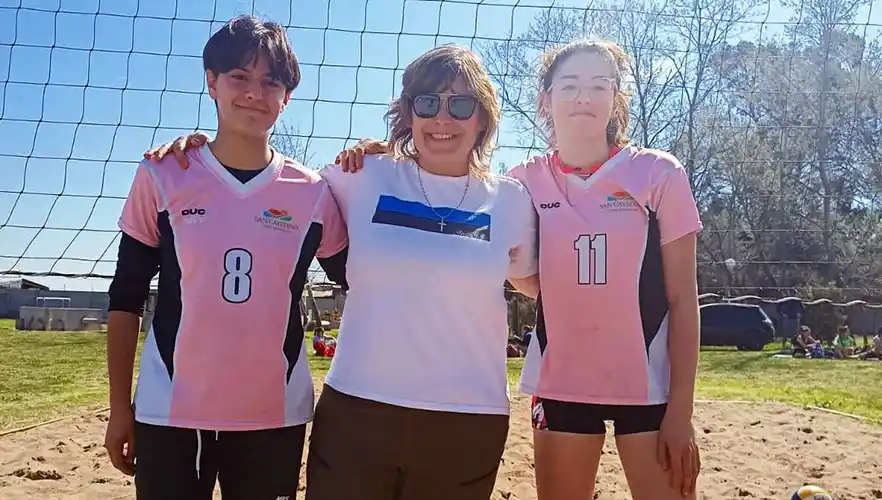 Equipo de Beach Voley a la final de los juegos