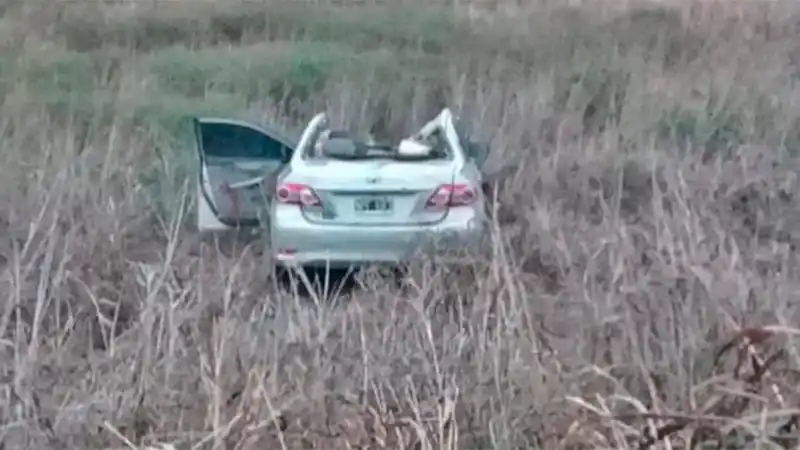 Grave accidente de familia Gualeya en la ruta 6