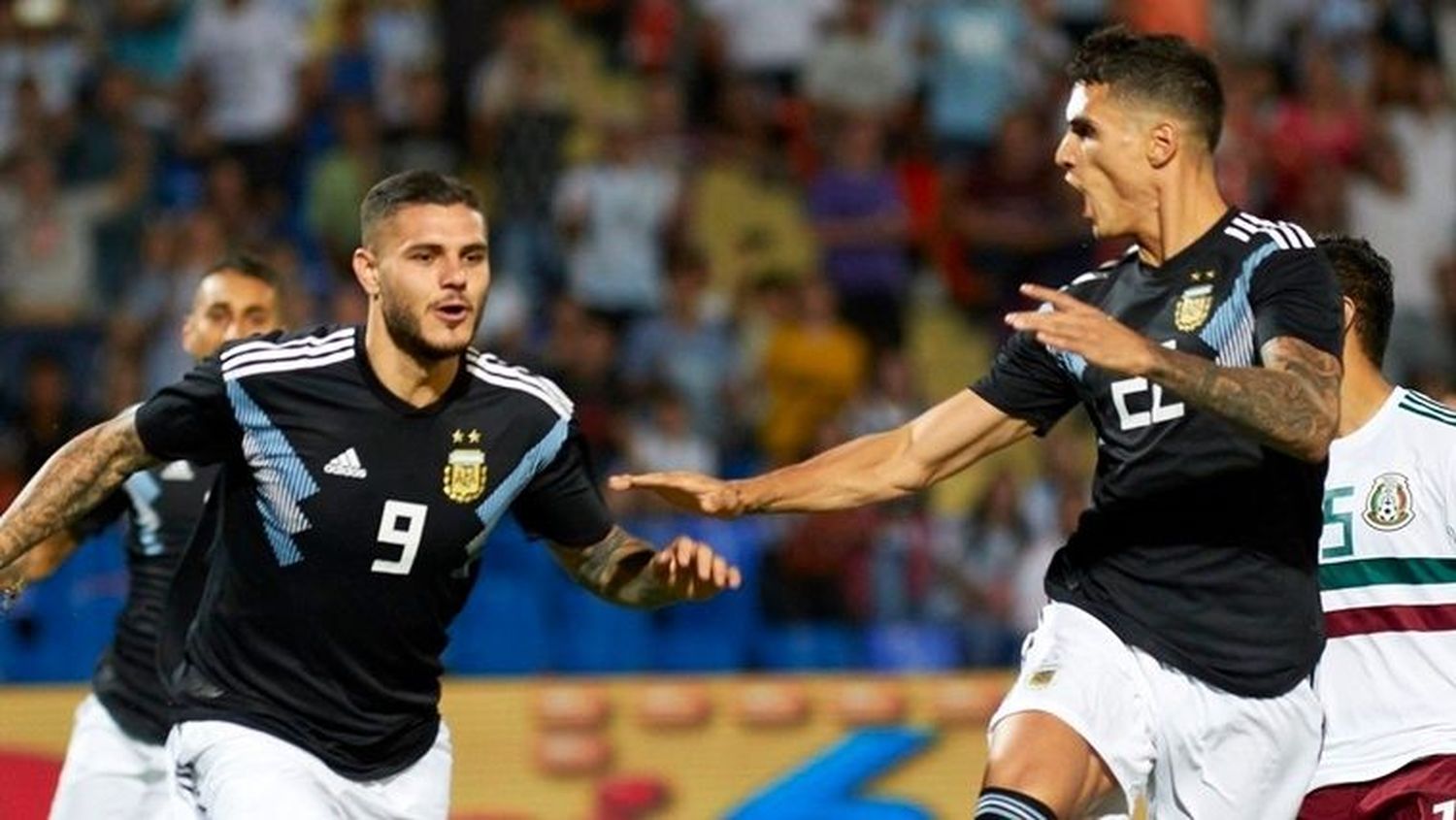 Argentina le ganó 2-0 a México