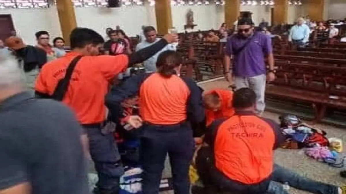 ¡TRÁGICO! Sexagenario murió en plena misa en San Cristóbal