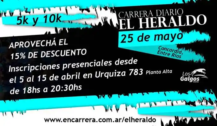 Hoy comienzan las inscripciones presenciales para  la Carrera Diario El Heraldo